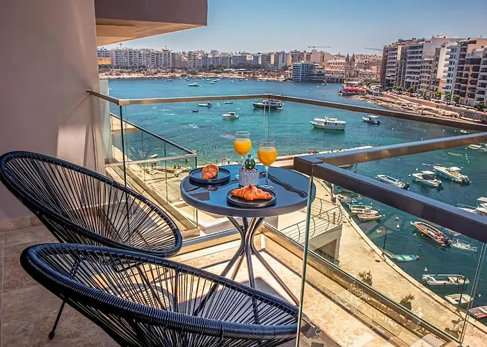 Stylish Seafront Spinola شقة سانت جوليان